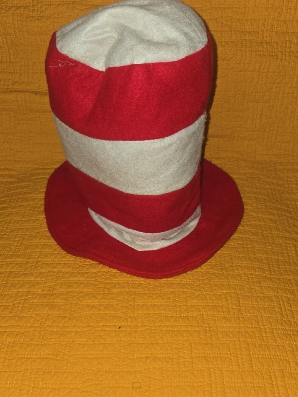 Dr. Seuss Striped Red and White Tall Top Hat